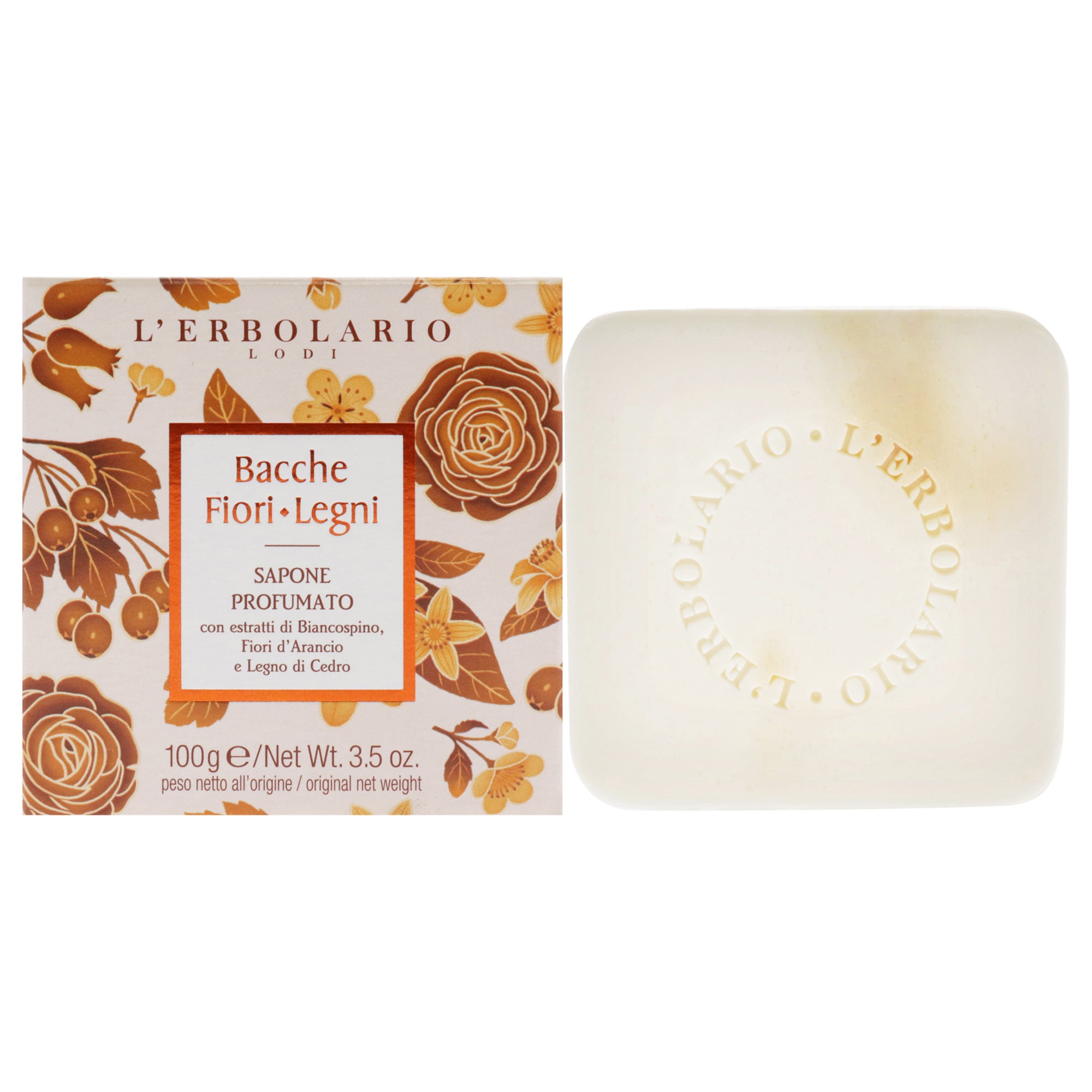 Perfumed Soap - Berries Flowers Wood by LErbolario for Unisex - 3.5 oz Soap