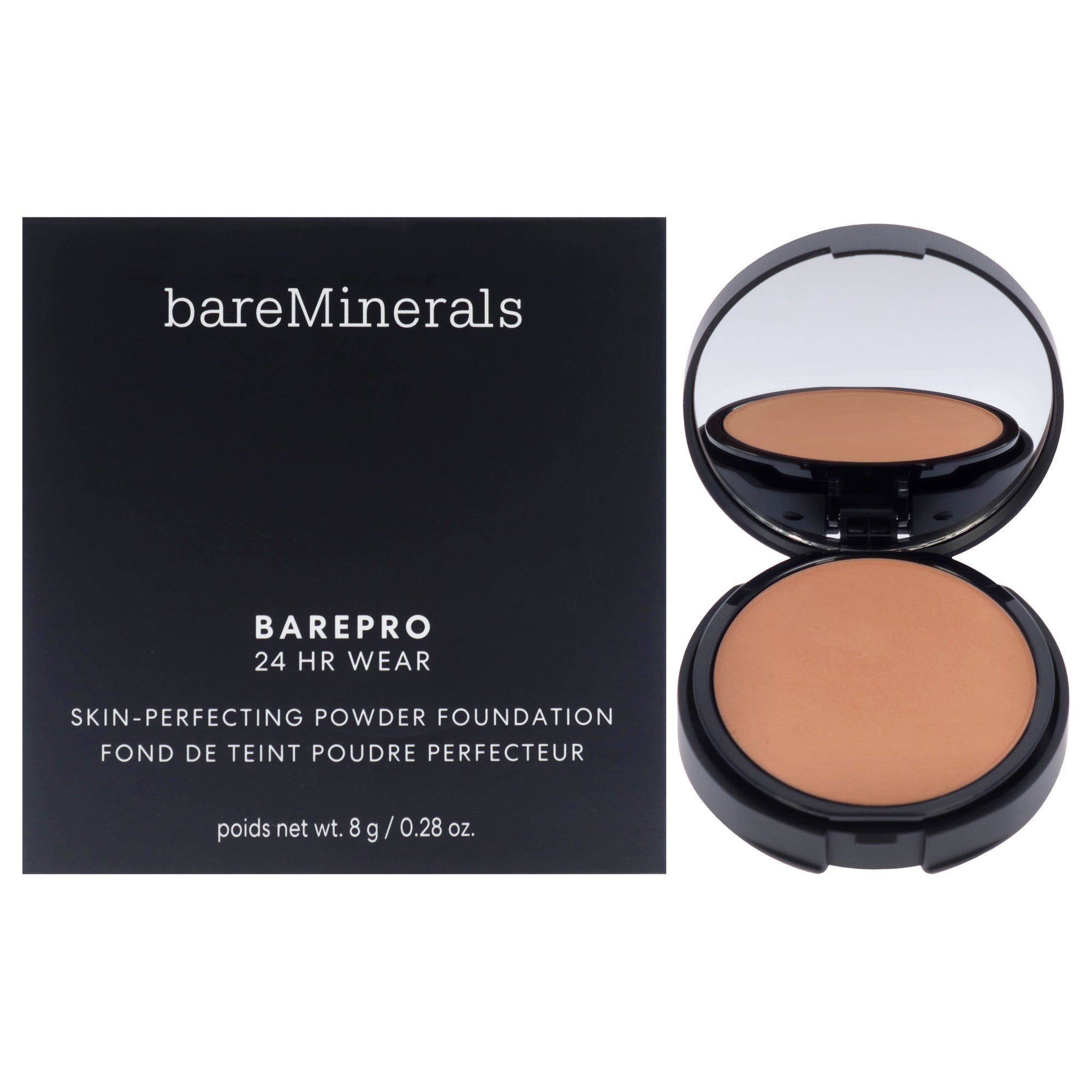 Barepro 24HR Skin Perfecting Powder Foundation - 35 Medium Warm by bareMinerals for Women - 0.28 oz Foundation