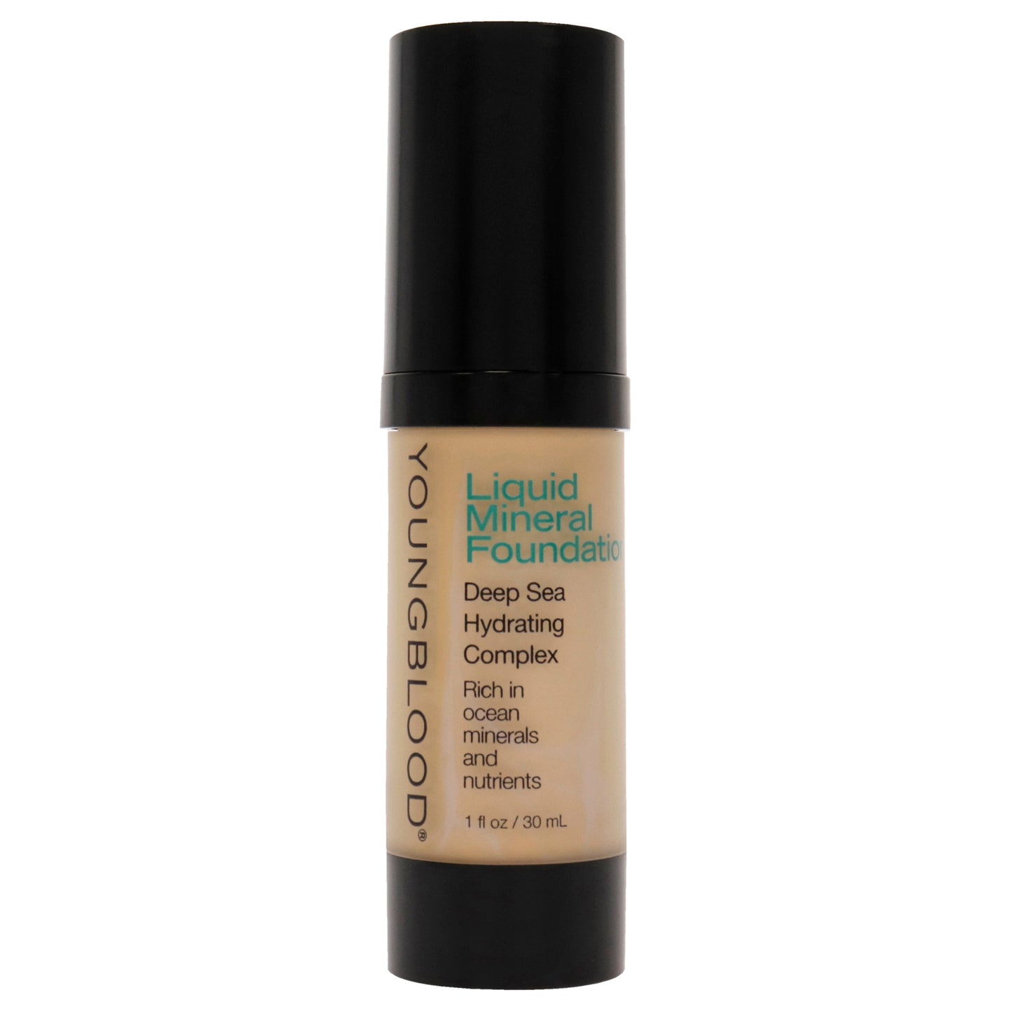 Liquid Mineral Foundation - Shell by Youngblood for Women - 1 oz Foundation (Tester)