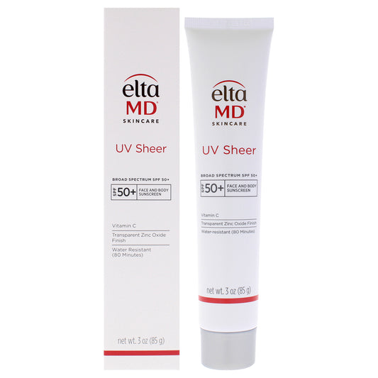 UV Sheer SPF 50 Plus 3 oz Sunscreen