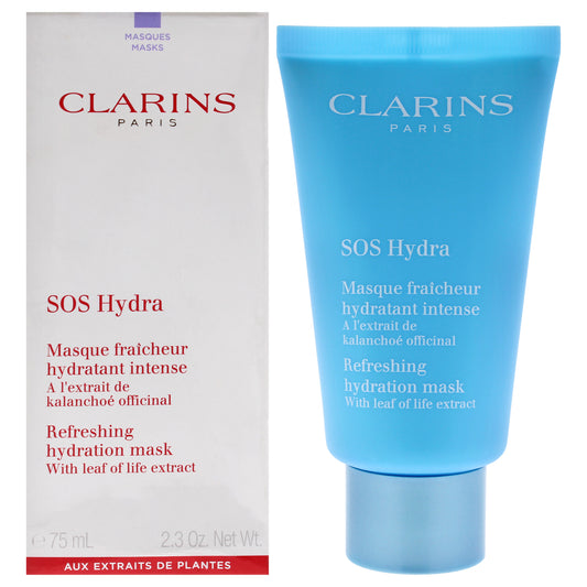 SOS Hydra Refreshing Hydration Mask by Clarins for Women - 2.3 oz Mask (Tester)