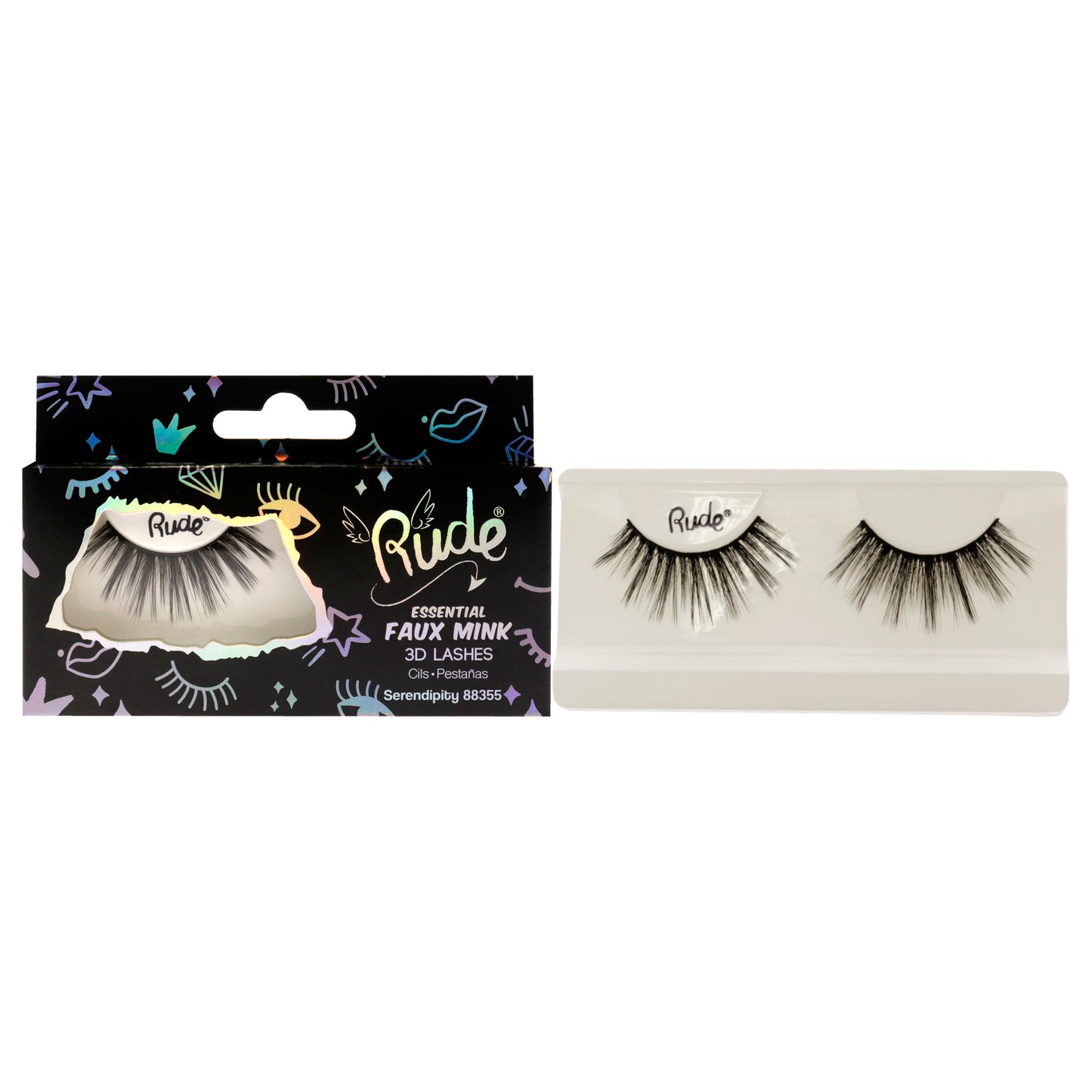 Essential Faux Mink 3D Lashes - Serendipity 1 Pair Eyelashes