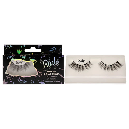 Essential Faux Mink 3D Lashes - Glamorous 1 Pair Eyelashes
