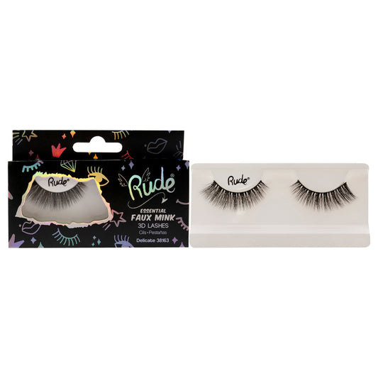 Essential Faux Mink 3D Lashes - Delicate 1 Pair Eyelashes