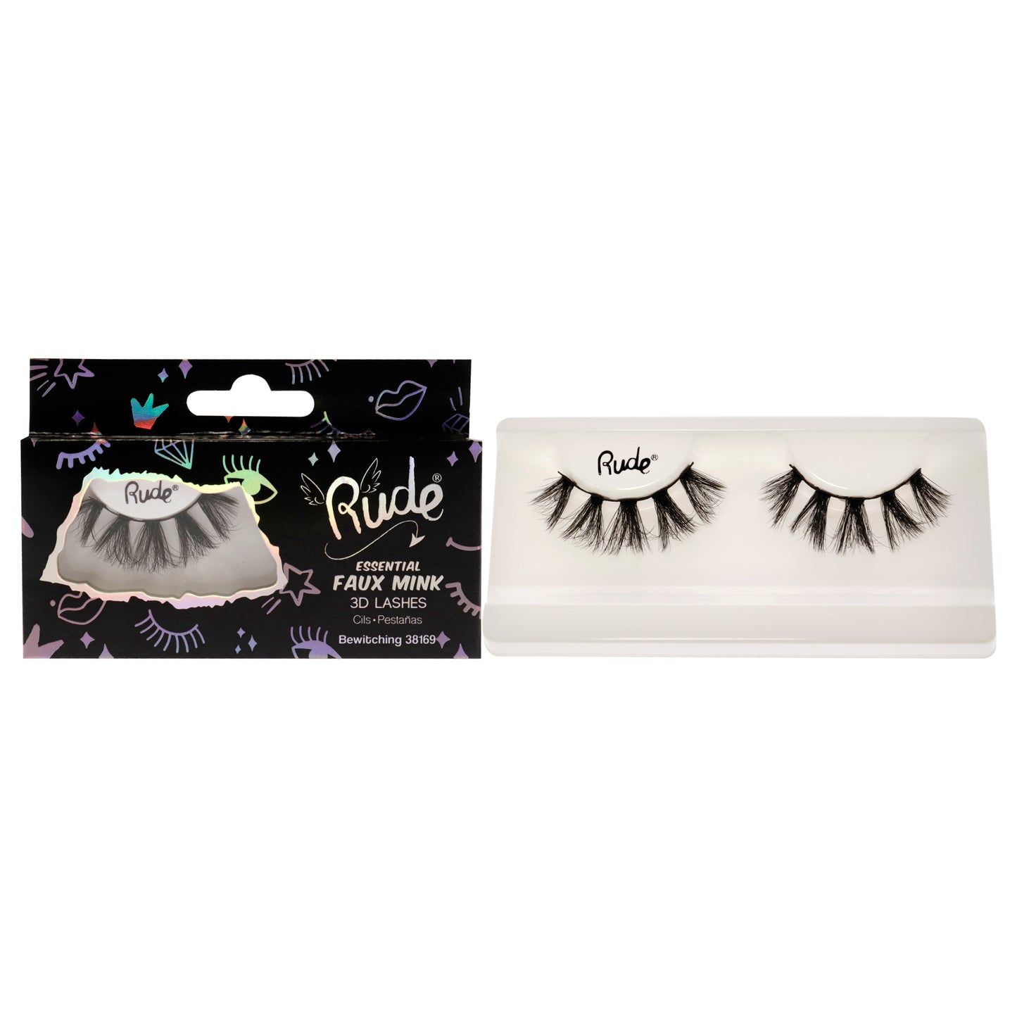 Essential Faux Mink 3D Lashes - Bewitching 1 Pair Eyelashes