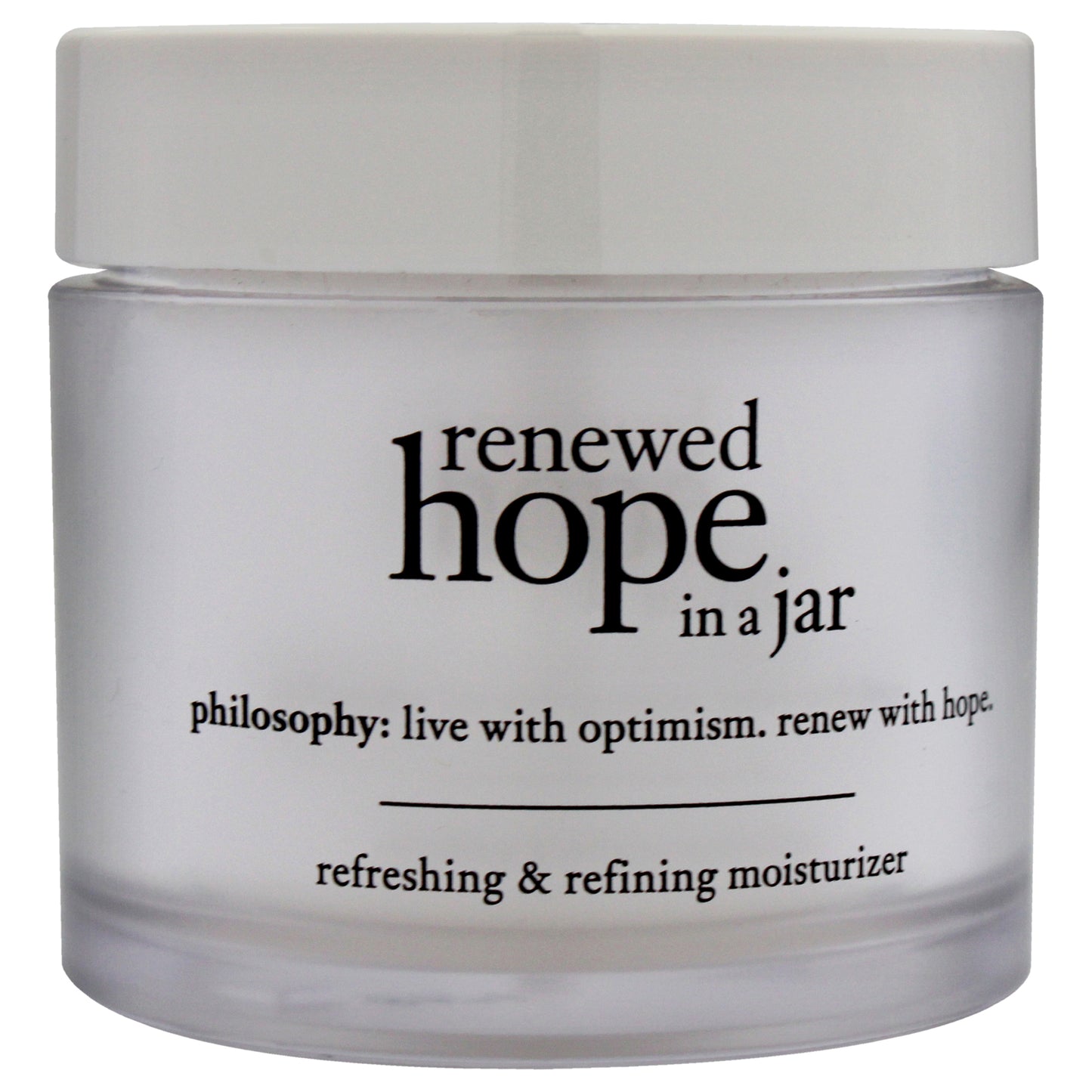 Renewed Hope in a Jar by Philosophy for Unisex - 2 oz Moisturizer (Tester)