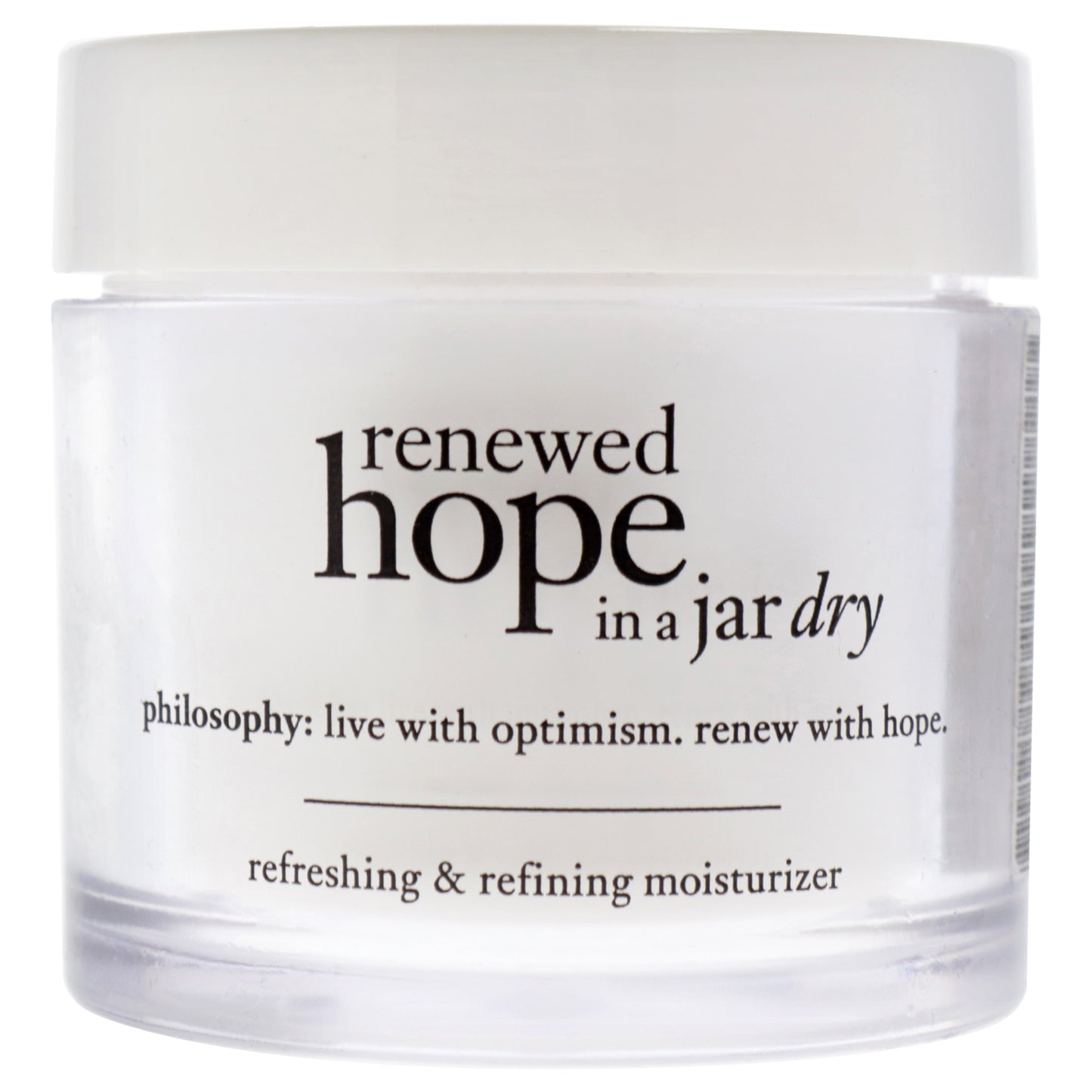 Renewed Hope in a Jar - Dry Skin by Philosophy for Unisex - 2 oz Moisturizer (Tester)