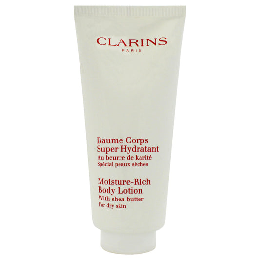 Moisture Rich Body Lotion with Shea Butter (Dry Skin) by Clarins for Unisex - 6.5 oz Body Lotion (Tester)