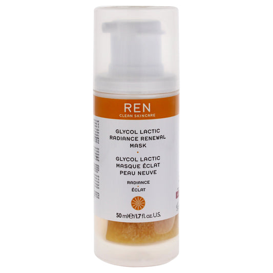 Glycol Lactic Radiance Renewal Mask by REN for Unisex - 1.7 oz Mask (Tester)