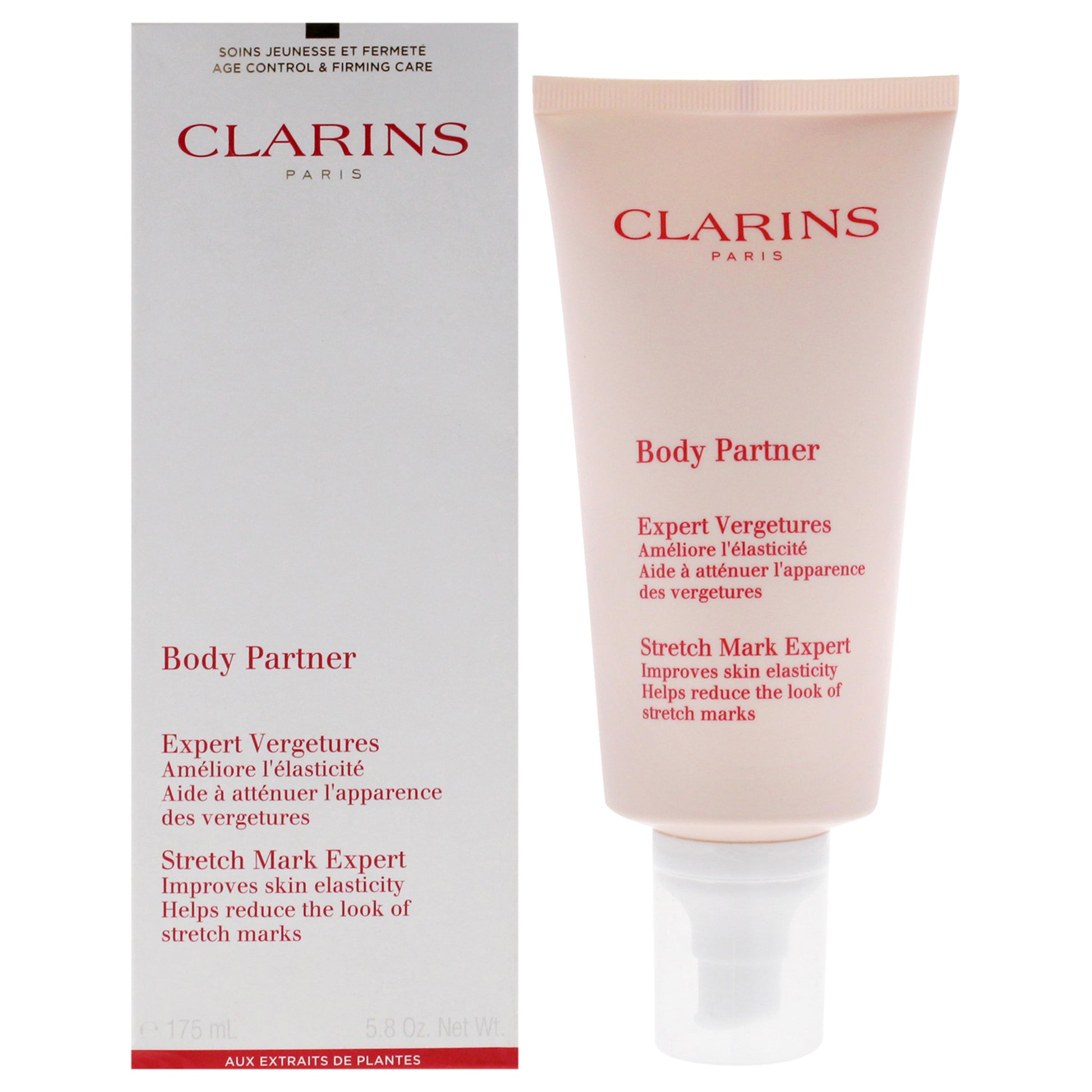 Body Partner Stretch Mark Expert by Clarins for Unisex - 5.8 oz Body Lotion (Tester)