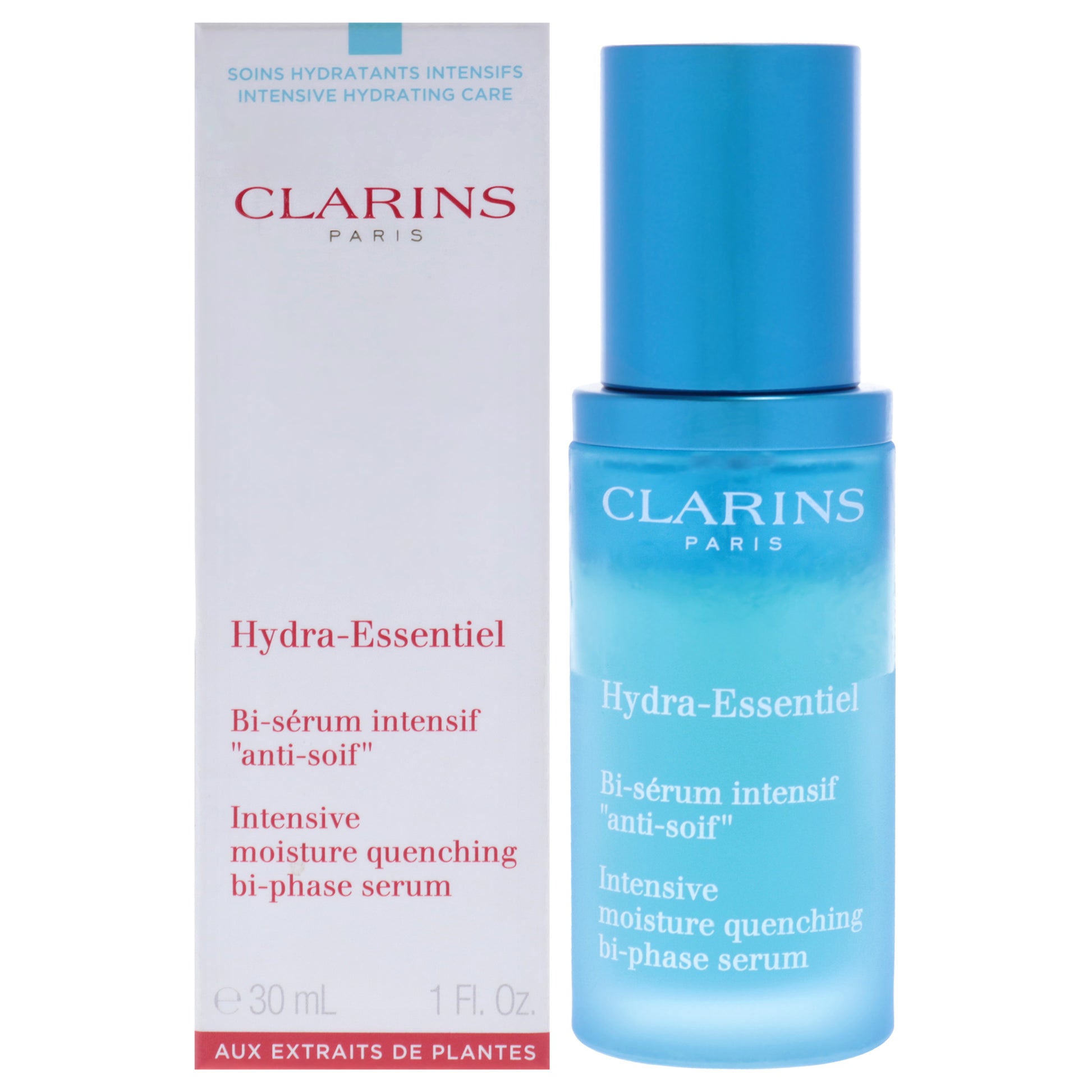 Hydra-Essentiel Intensive Bi-Phase Serum by Clarins for Unisex - 1 oz Serum (Tester)