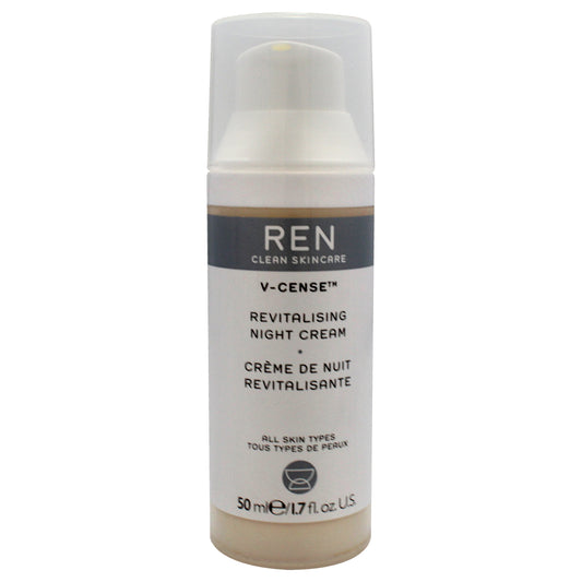 V-Cense Revitalising Night Cream by REN for Unisex - 1.7 oz Cream (Tester)