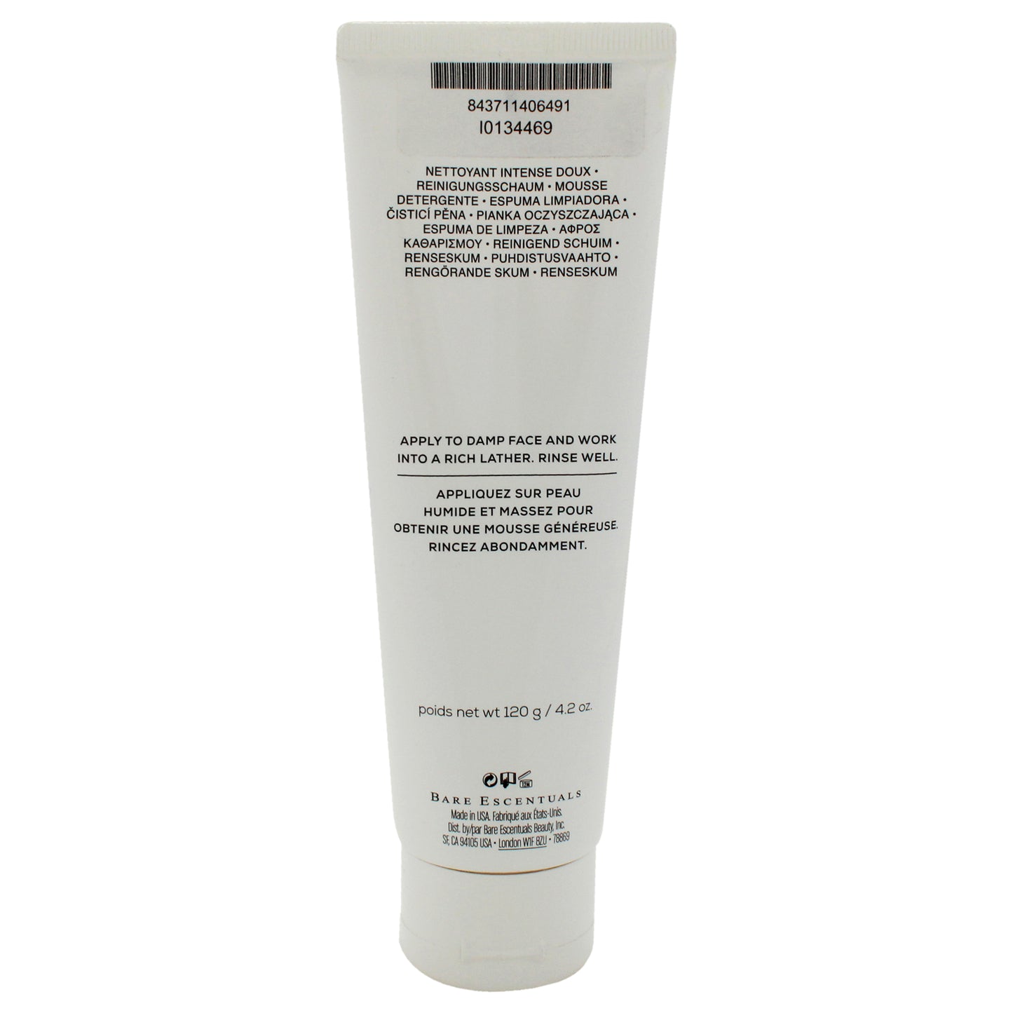 Pure Plush Gentle Deep Cleansing Foam by bareMinerals for Unisex - 4.2 oz Cleanser (Tester)