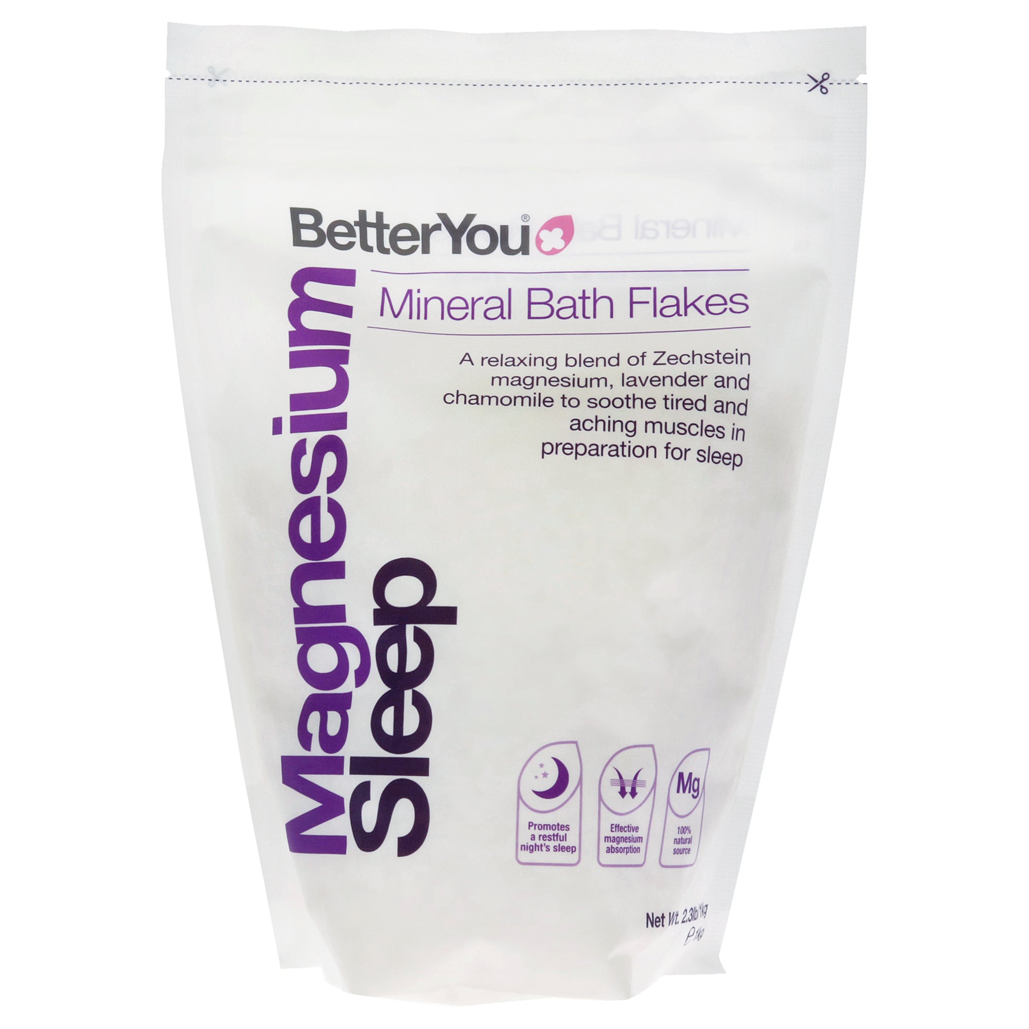 Magnesium Sleep by BetterYou for Unisex - 35.2 oz Bath Salt