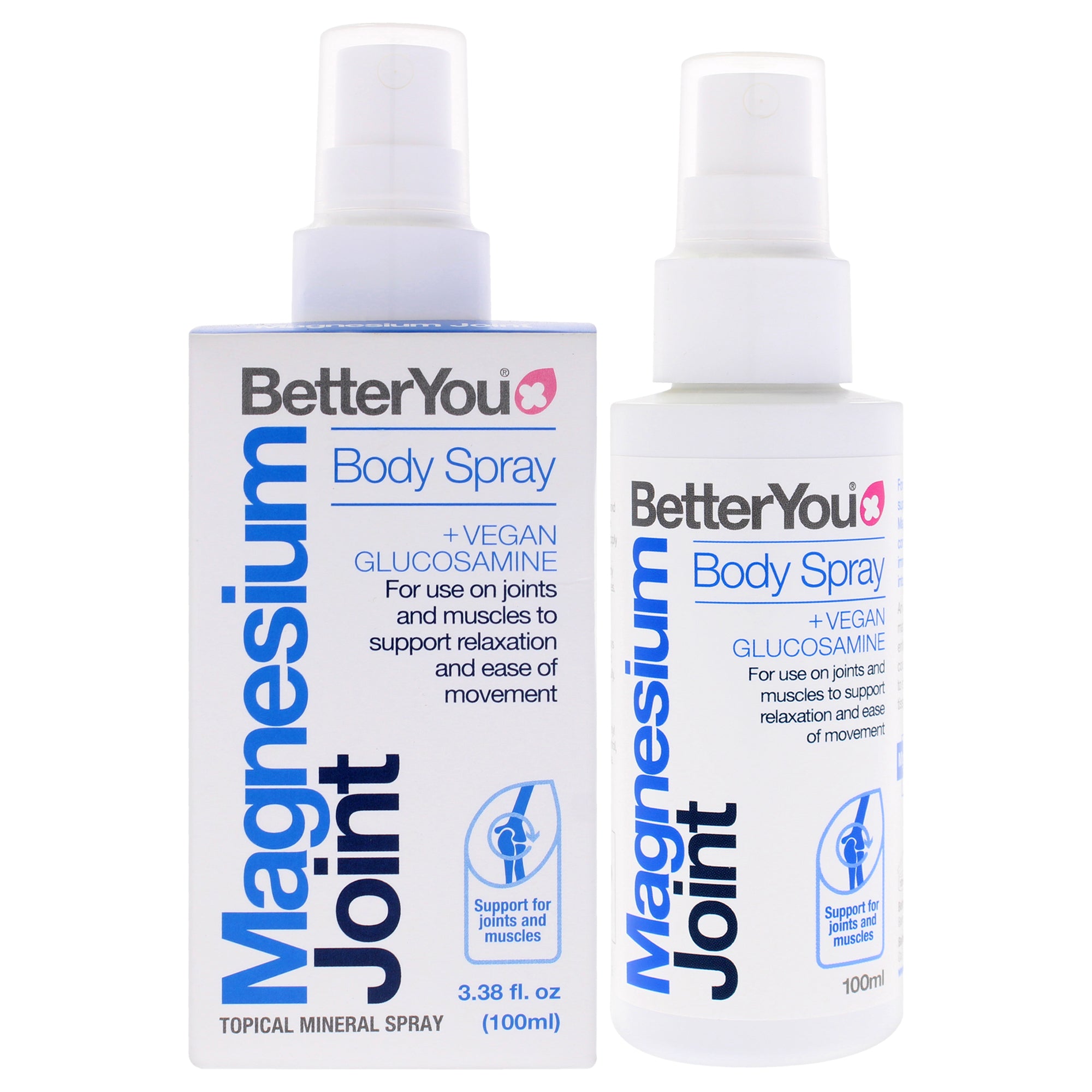 Magnesium Joint Body Spray by BetterYou for Unisex - 3.38 oz Body Spray