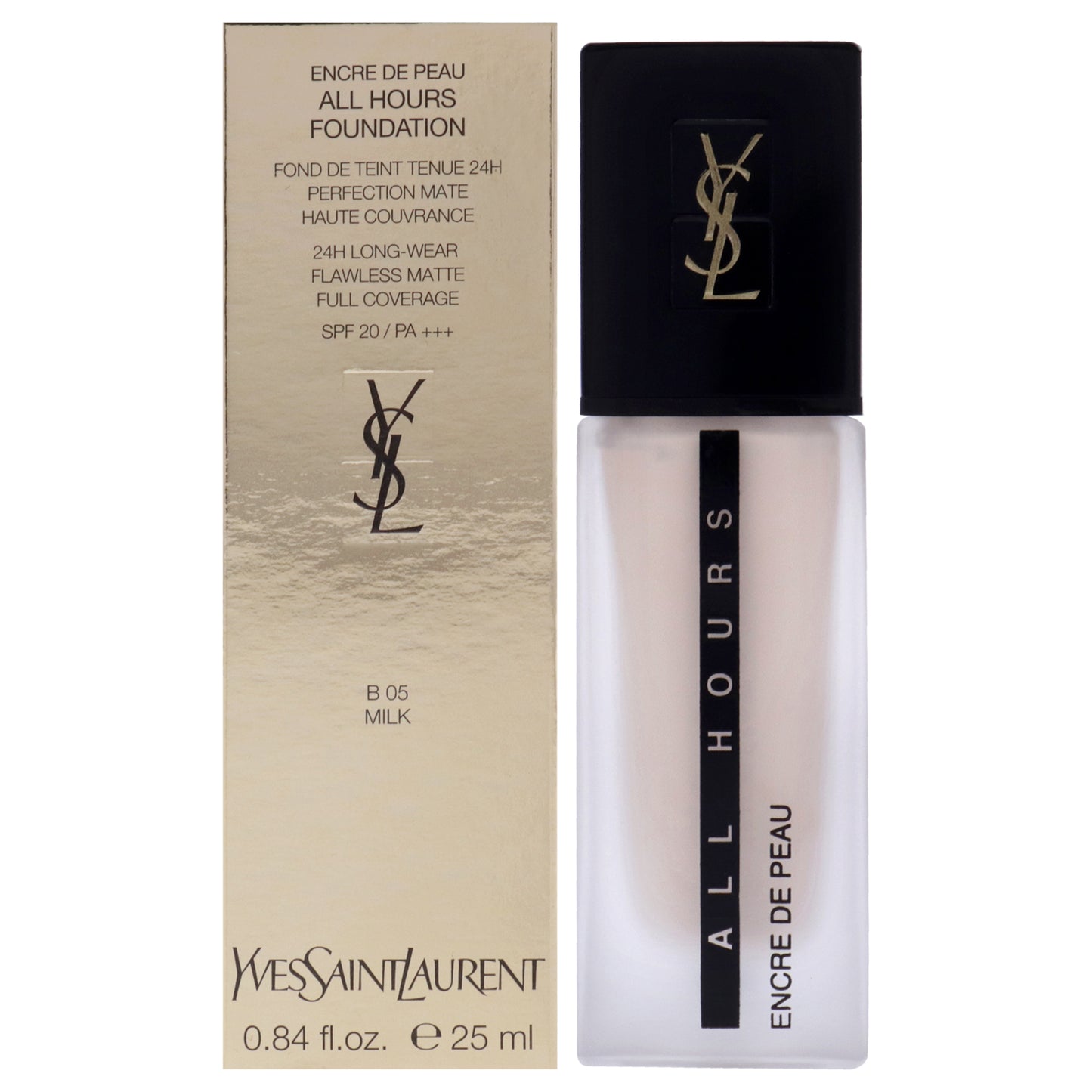 All Hours Foundation SPF 20 - B05 Milk 0.84 oz Foundation