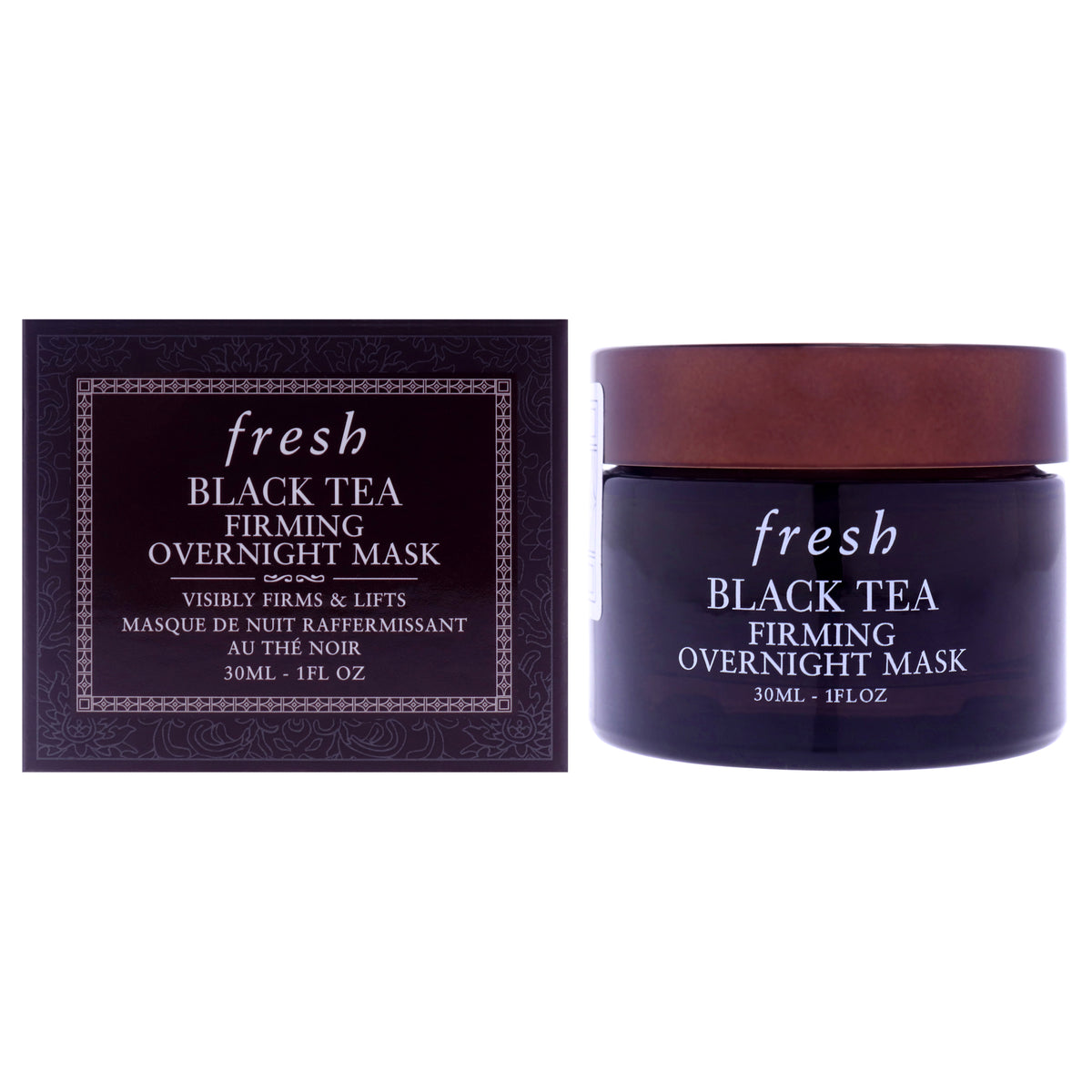 Black Tea Firming Overnight Mask by Fresh for Women - 1 oz Mask