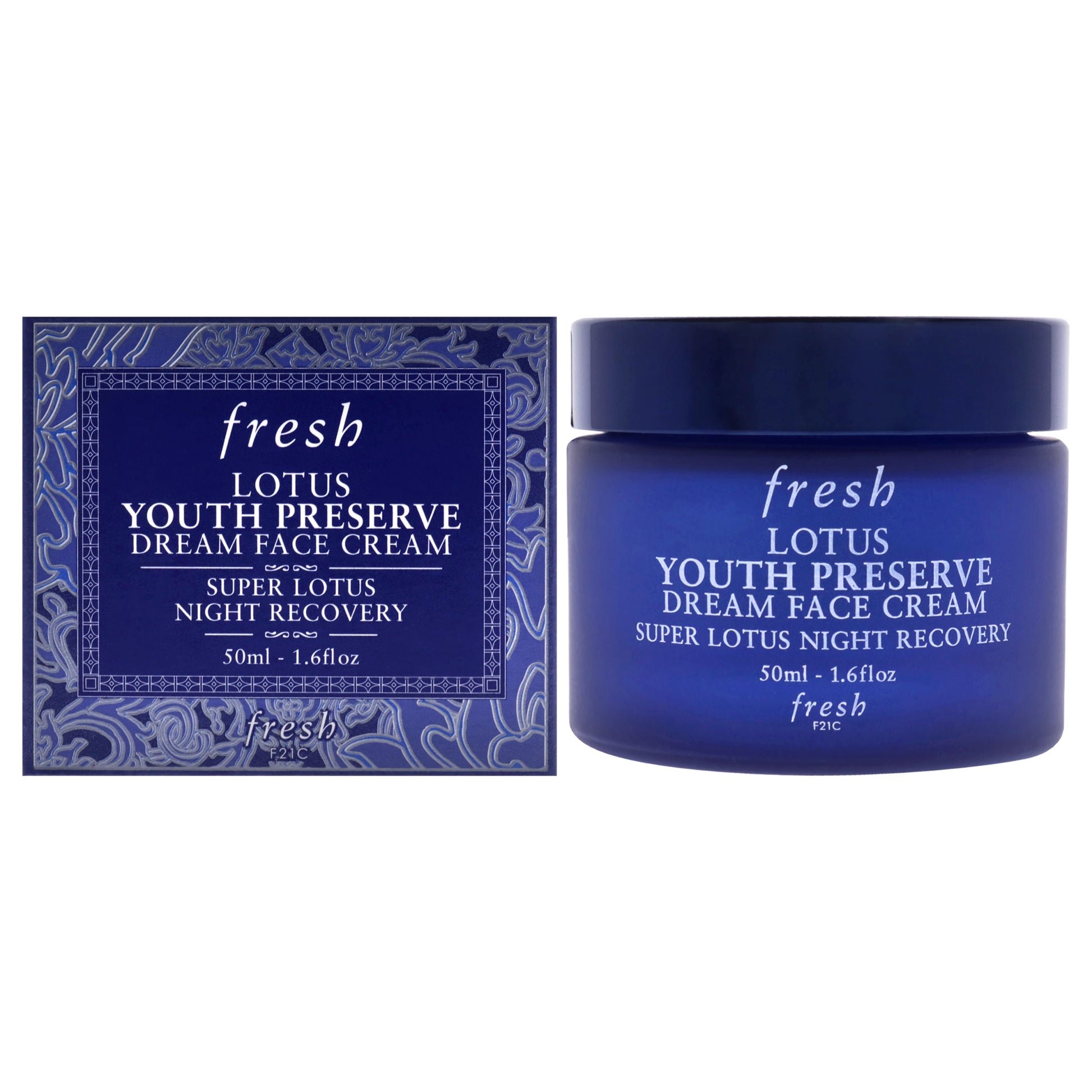 Lotus Youth Preserve Dream Face Cream Recovers and Resets by Fresh for Women - 1.6 oz Cream
