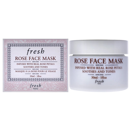 Rose Face Mask by Fresh for Women - 1 oz Mask