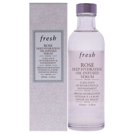 Rose Deep Hydration Oil-Infused Serum by Fresh for Women - 3.3 oz Serum