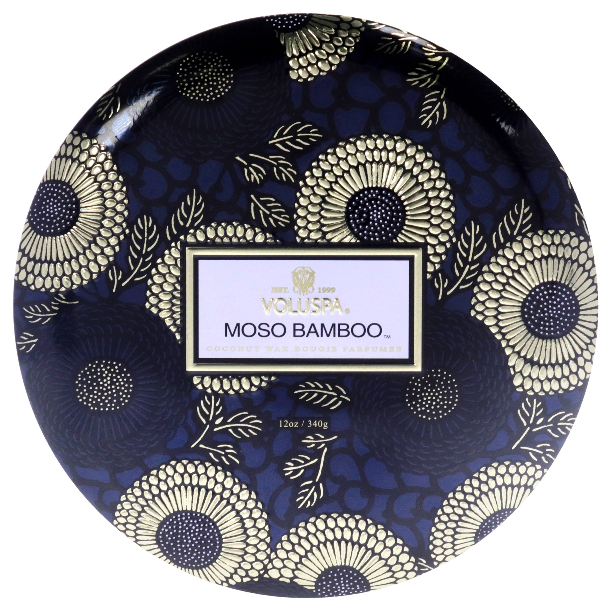 Japonica Collection 3 Wick Tin Candle - Moso Bamboo by Voluspa for Unisex - 12 oz Candle