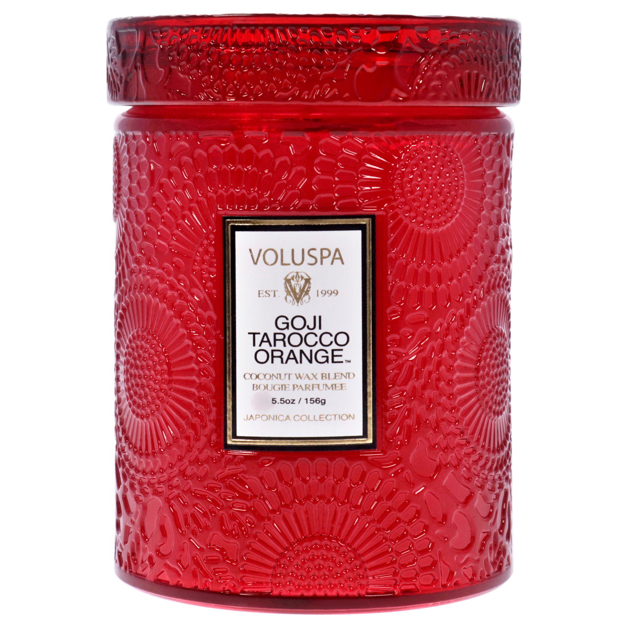 Japonica Collection Small - Goji Tarocco Orange by Voluspa for Unisex - 5.5 oz Candle