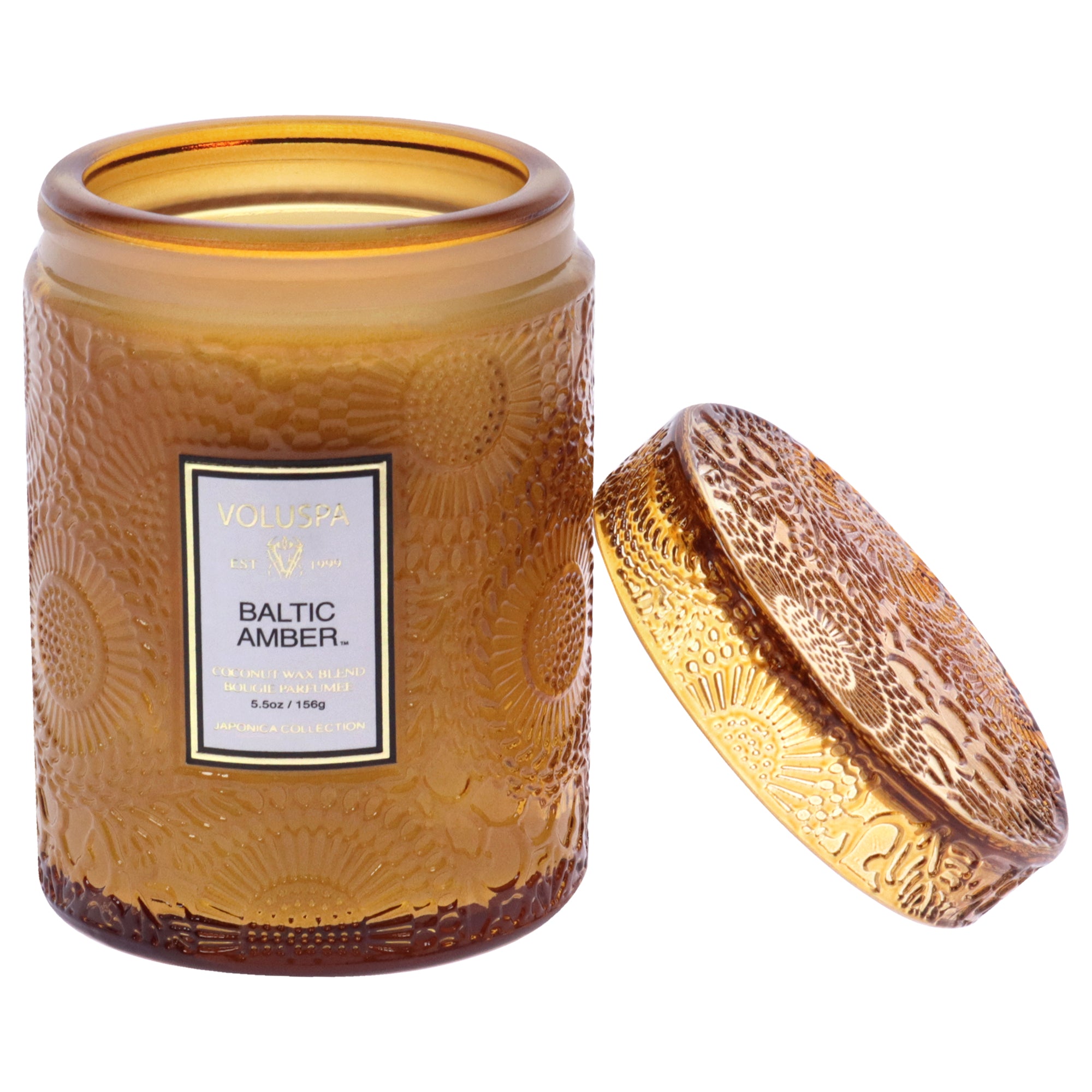 Japonica Collection Small - Baltic Amber by Voluspa for Unisex - 5.5 oz Candle
