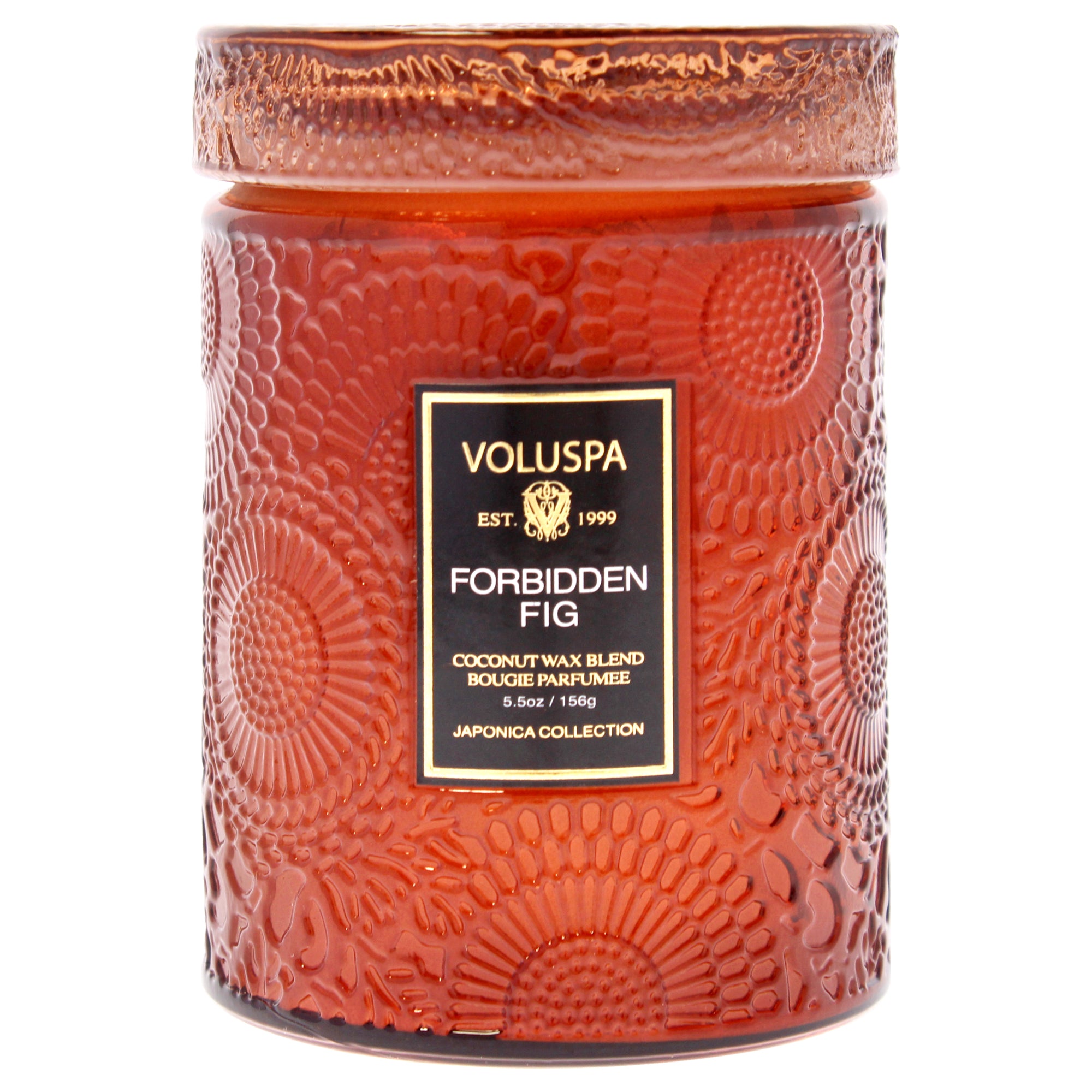 Japonica Collection Small - Forbidden Fig by Voluspa for Unisex - 5.5 oz Candle