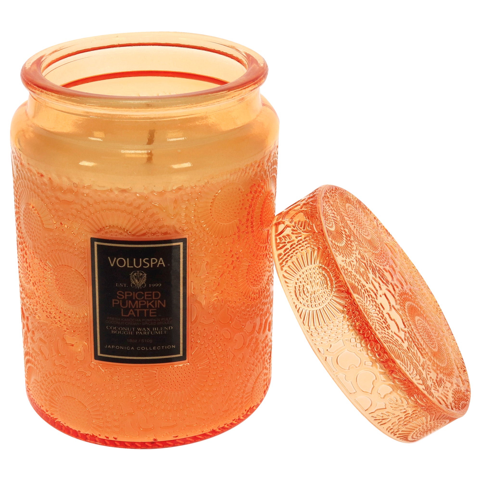 Japonica Collection Large - Spiced Pumpkin Latte - Large by Voluspa for Unisex - 18 oz Candle