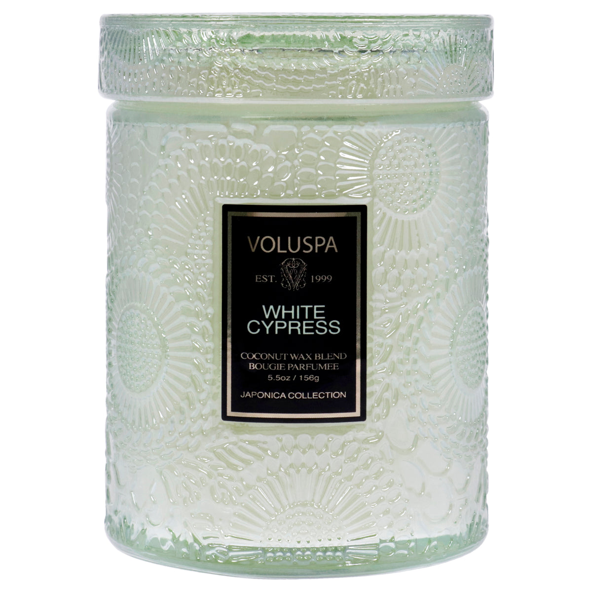 Japonica Collection Small - White Cypress by Voluspa for Unisex - 5.5 oz Candle