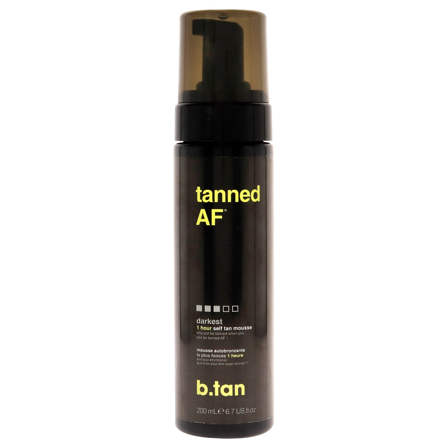 Tanned Af Self Tan Mousse by B.Tan for Unisex - 6.7 oz Mousse
