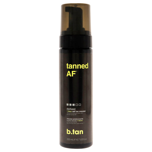 Tanned Af Self Tan Mousse by B.Tan for Unisex - 6.7 oz Mousse