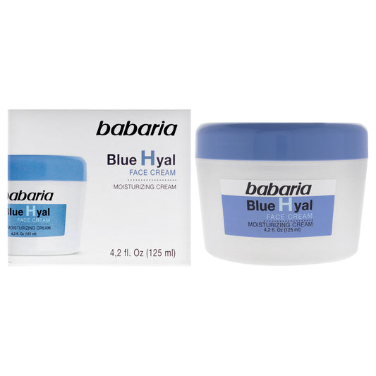 Blue Hyal Face Cream by Babaria for Unisex - 4.2 oz Cream