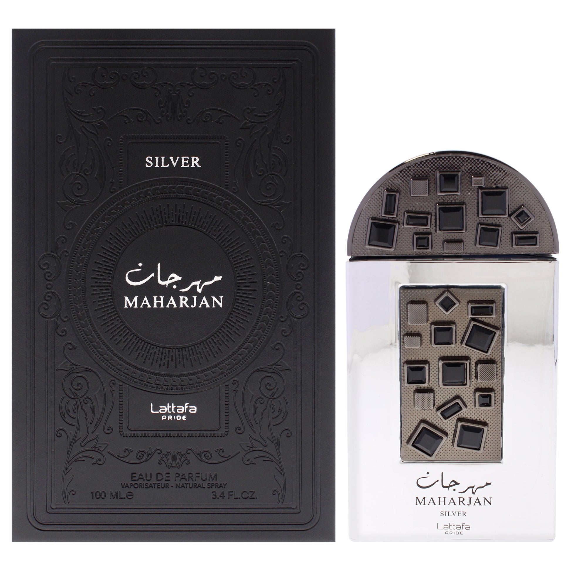 Pride - Maharjan Silver by Lattafa for Men - 3.4 oz EDP Spray