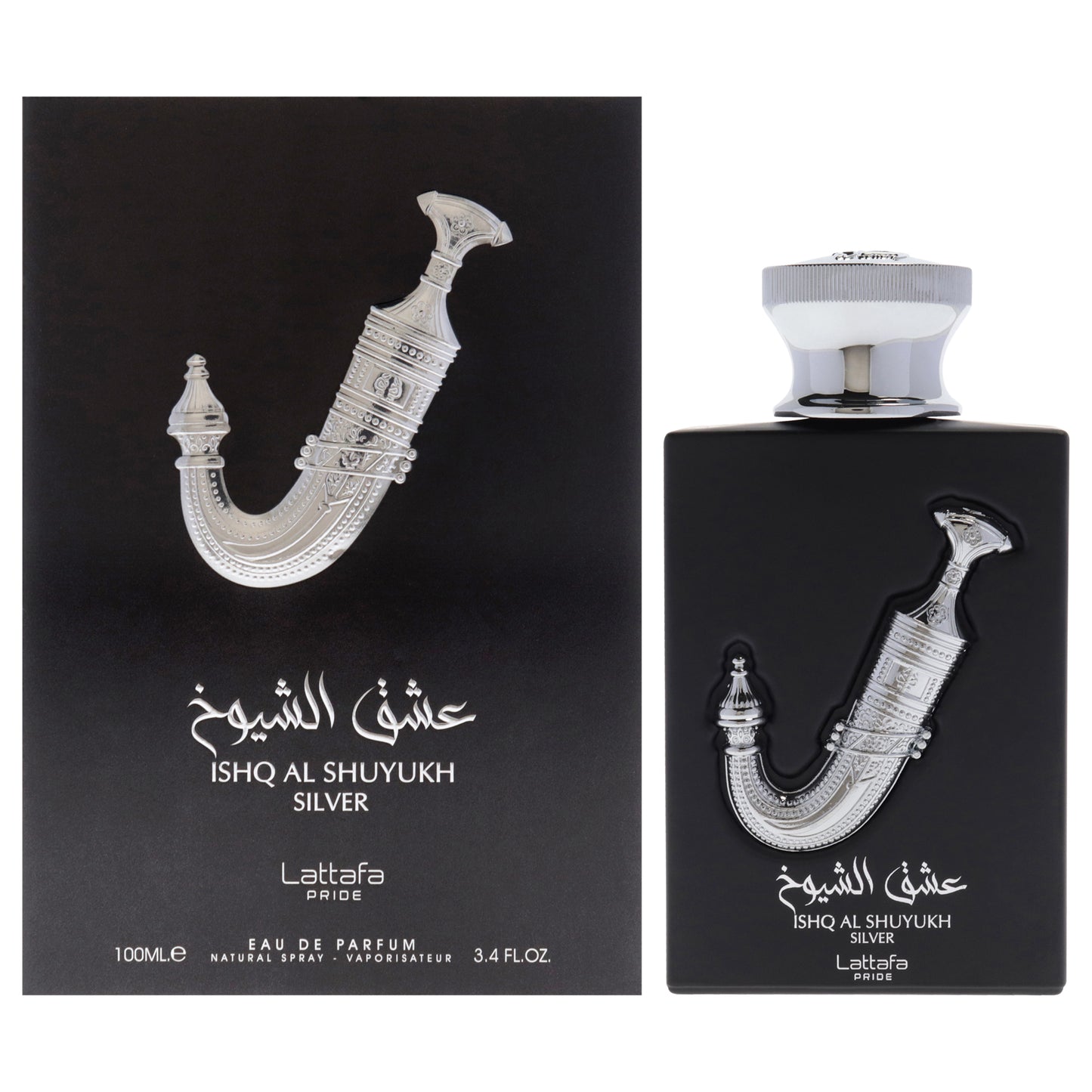 Pride - Ishq Al Shuyukh Silver by Lattafa for Unisex - 3.4 oz EDP Spray