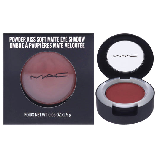 Powder Kiss Soft Matte Eyeshadow - Devoted To Chili by MAC for Women - 0.05 oz Eye Shadow