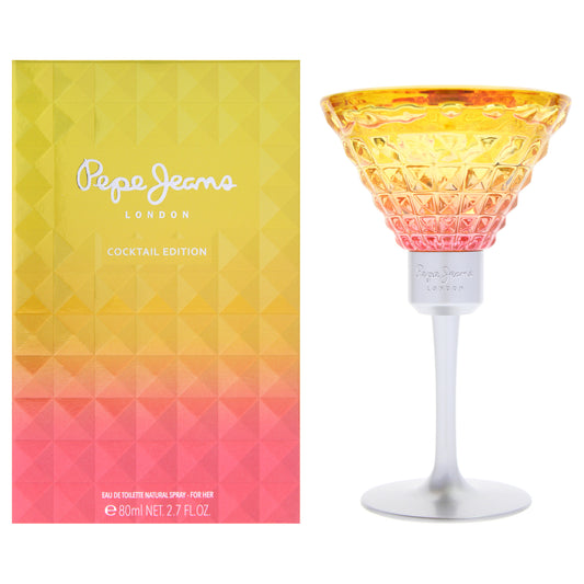 Cocktail Edition by Pepe Jeans London for Women - 2.7 oz EDT Spray