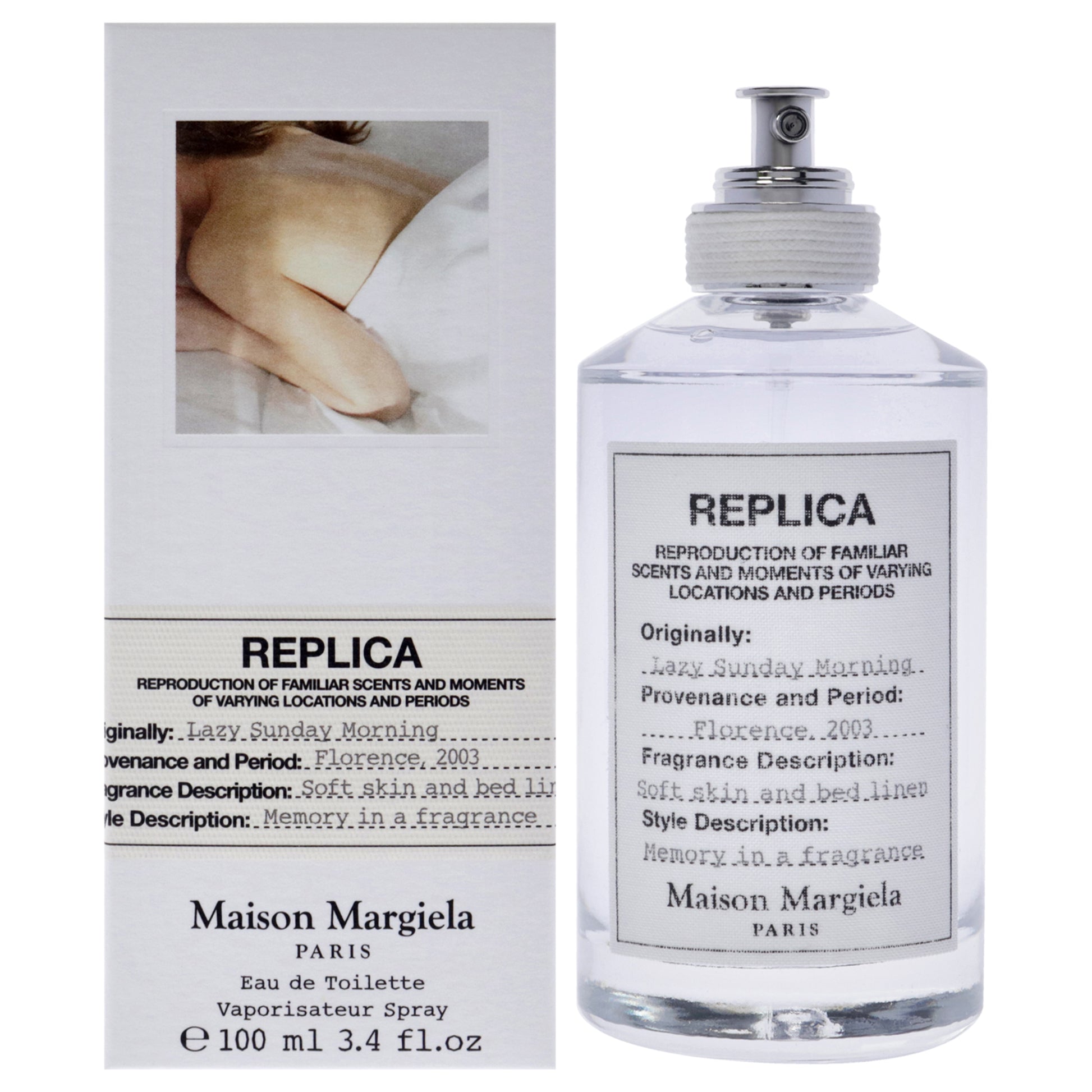 Replica Lazy Sunday Morning by Maison Margiela for Women - 3.4 oz EDT Spray (Refillable)