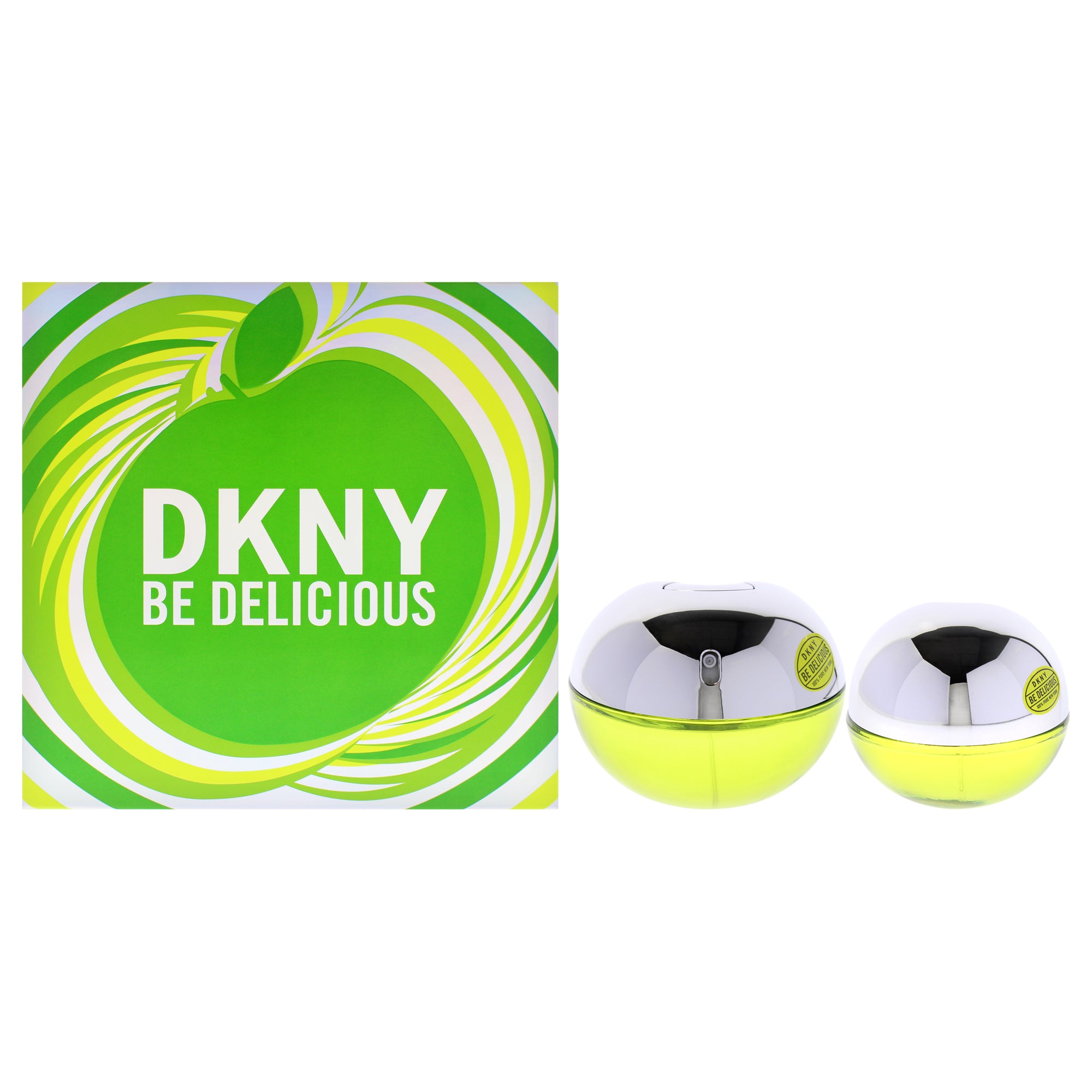 DKNY Be Delicious by Donna Karan for Women - 2 Pc Gift Set 3.4oz EDP Spray, 1oz EDP Spray