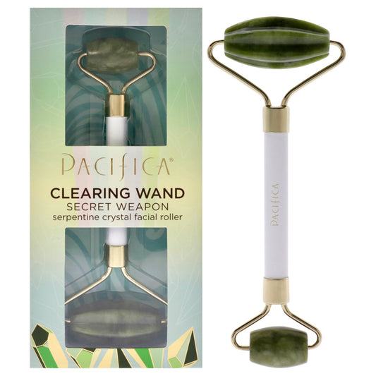 Clearing Wand Serpentine Crystal Facial Roller by Pacifica for Women - 1 Pc Roller