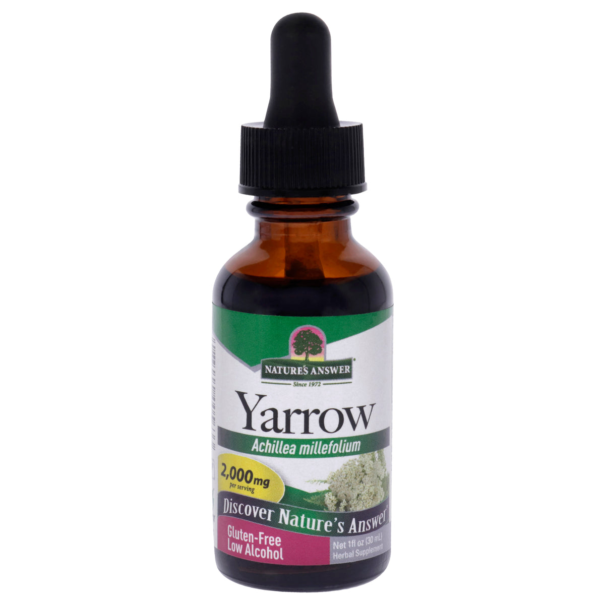 Yarrow Flowers - 2000mg by Natures Answer for Unisex - 1 oz Dietary Supplement