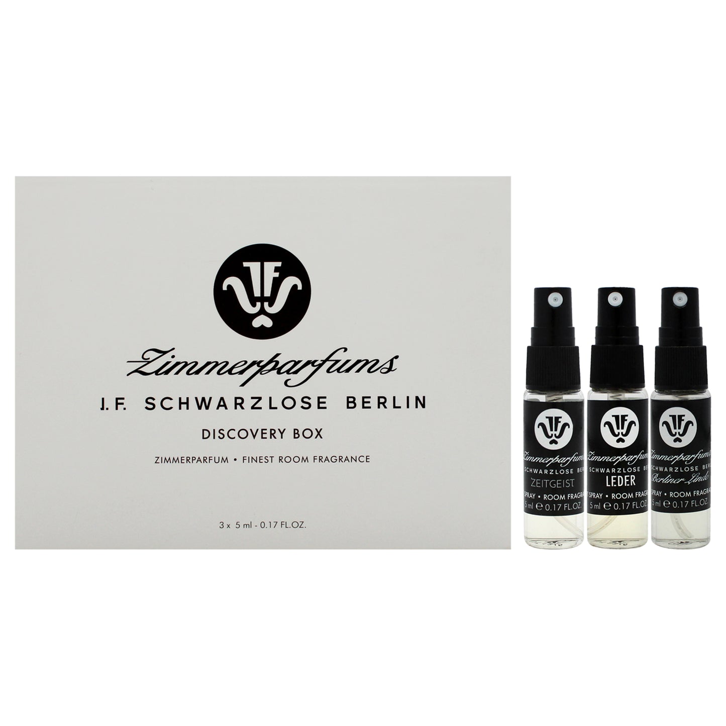 Room Fragrances Discovery Set 3 Pc 0.17oz Room Fragrance - Berliner Linde