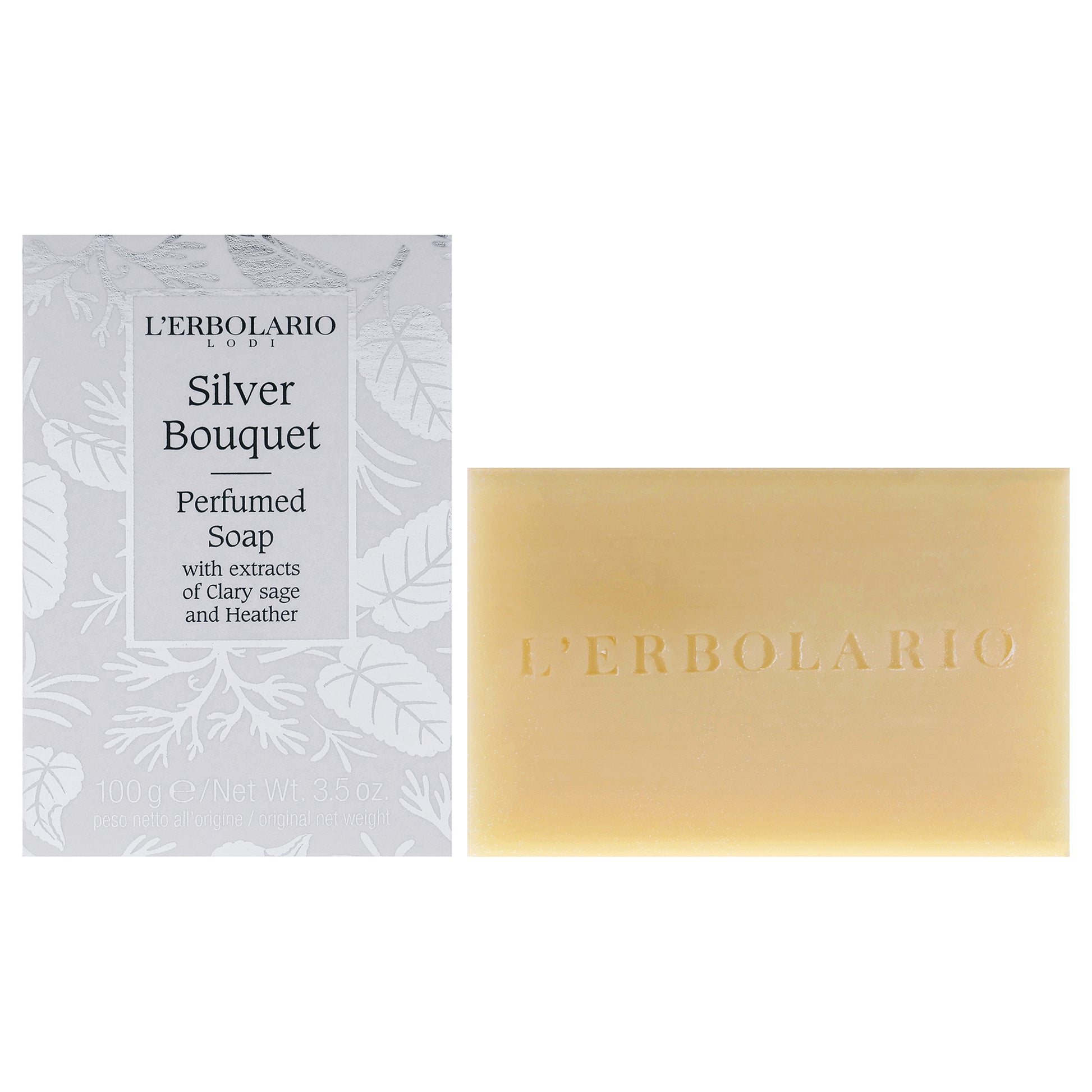 Perfumed Soap - Silver Bouquet by LErbolario for Unisex - 3.5 oz Soap