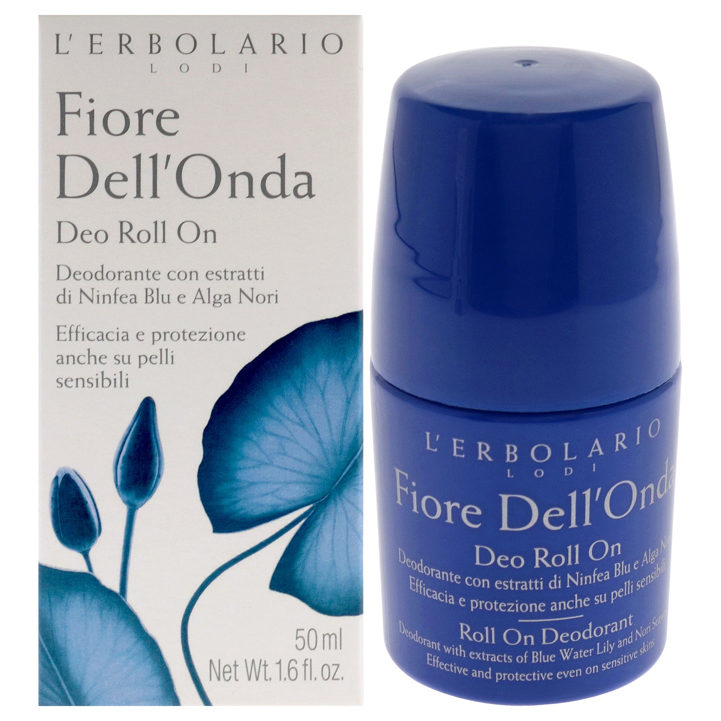 Roll On Deodorant - Fiore Dell Onda by LErbolario for Unisex - 1.6 oz Deodorant Roll-On