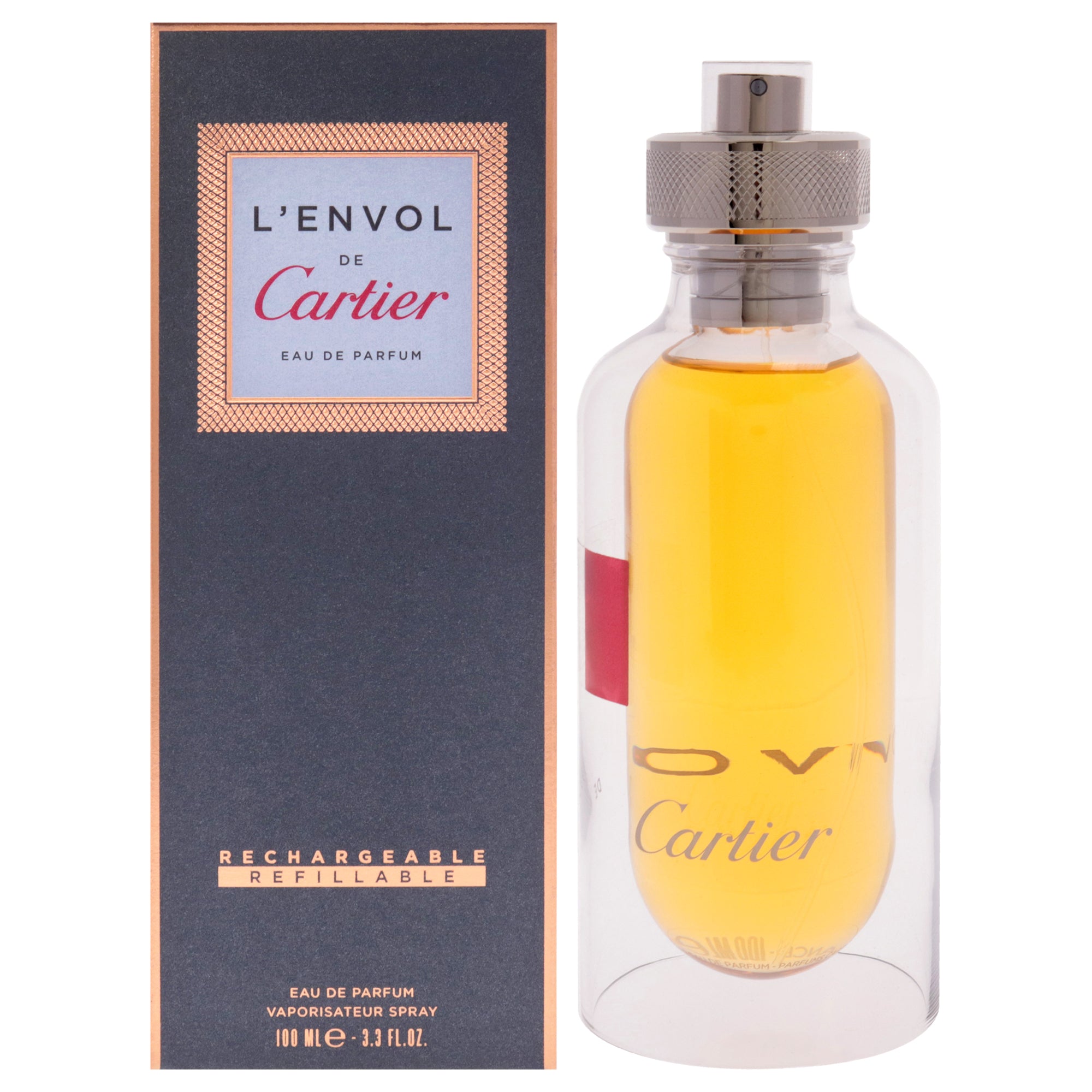 Lenvol de Cartier by Cartier for Men - 3.3 oz EDP Spray (Refillable)