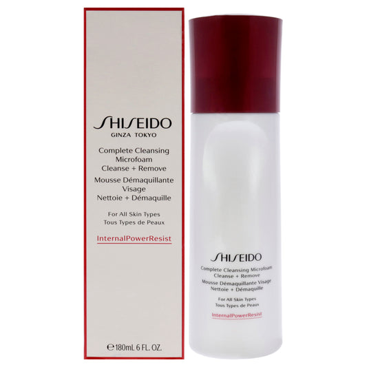 Complete Cleansing Microfoam by Shiseido for Women - 6 oz Cleanser (Tester)
