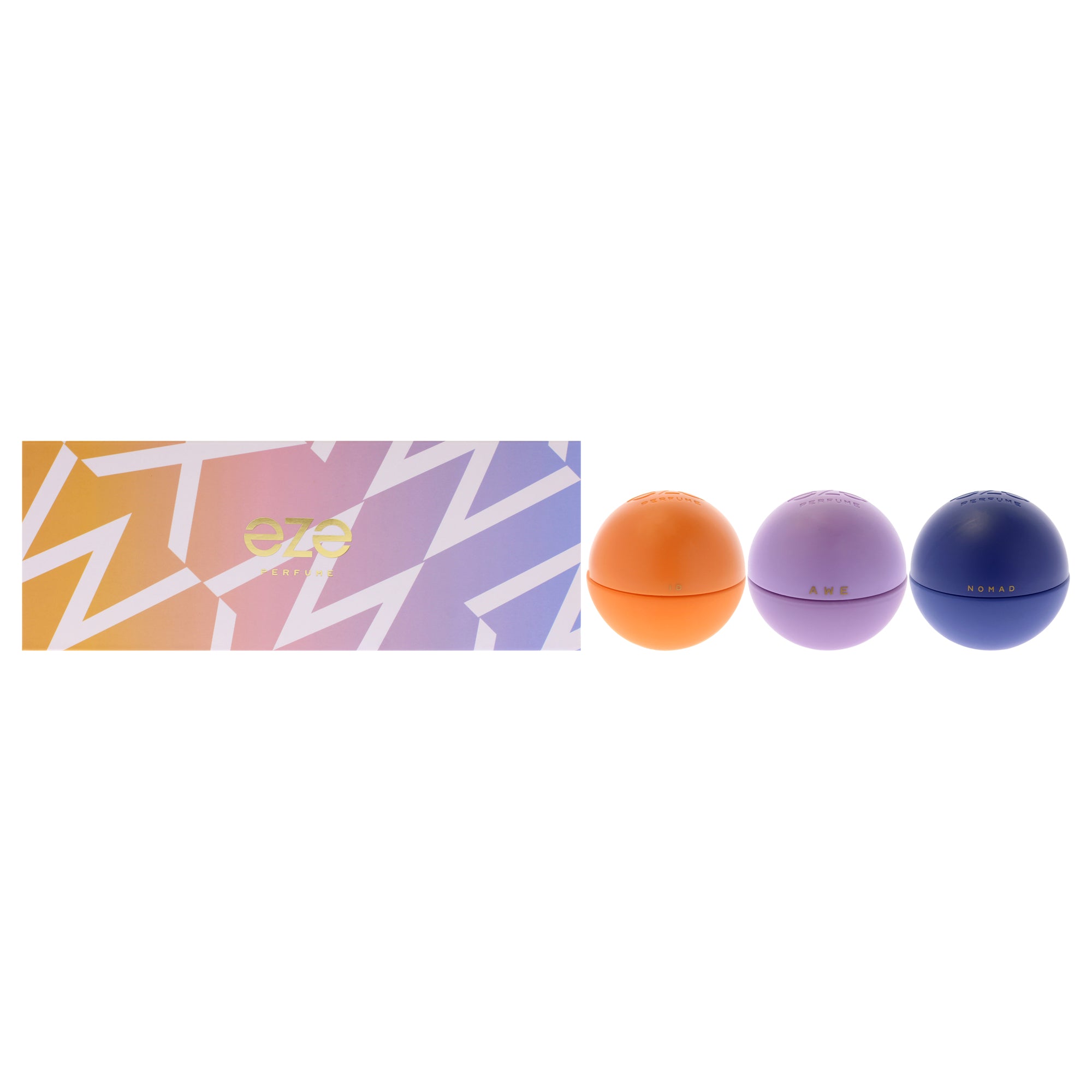 Eze by Eze for Unisex - 3 Pc Gift Set 1oz Awe EDP Spray, 1oz Nomad EDP Spray, 1oz ID EDP Spray