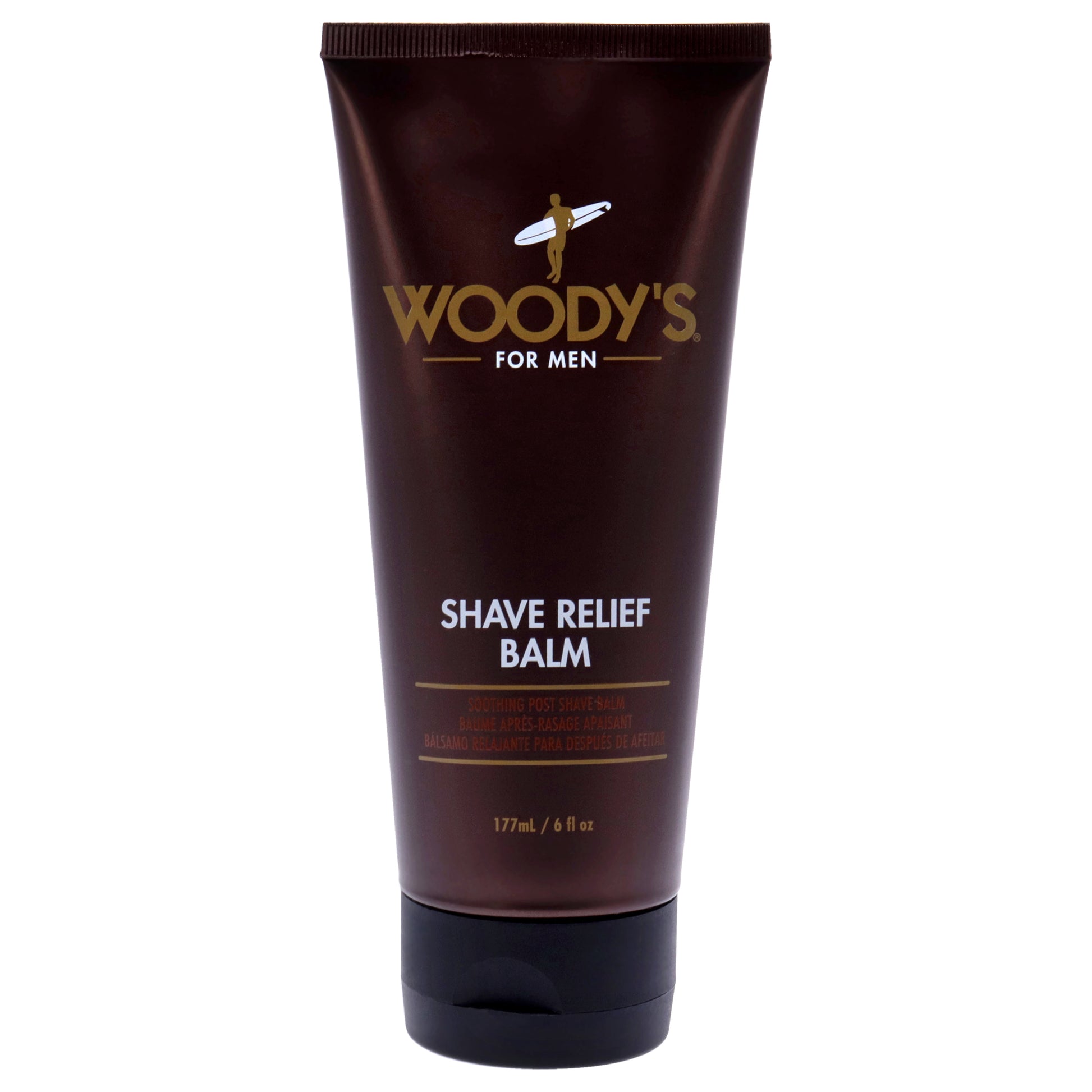 Shave Relief Balm by Woodys for Men - 6 oz Balm