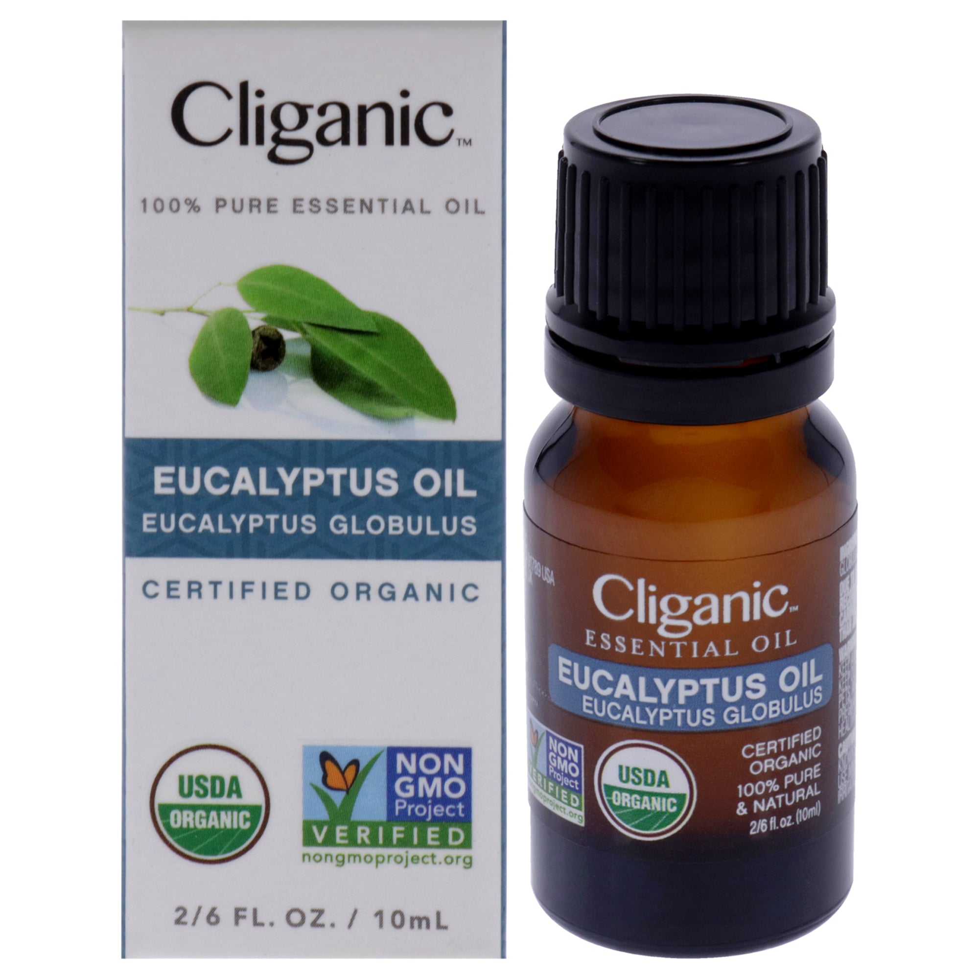 Organic Eucalyptus by Cliganic for Unisex - 0.33 oz Oil