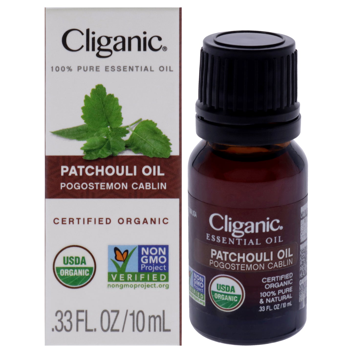 Organic Patchouli 0.33 oz Oil